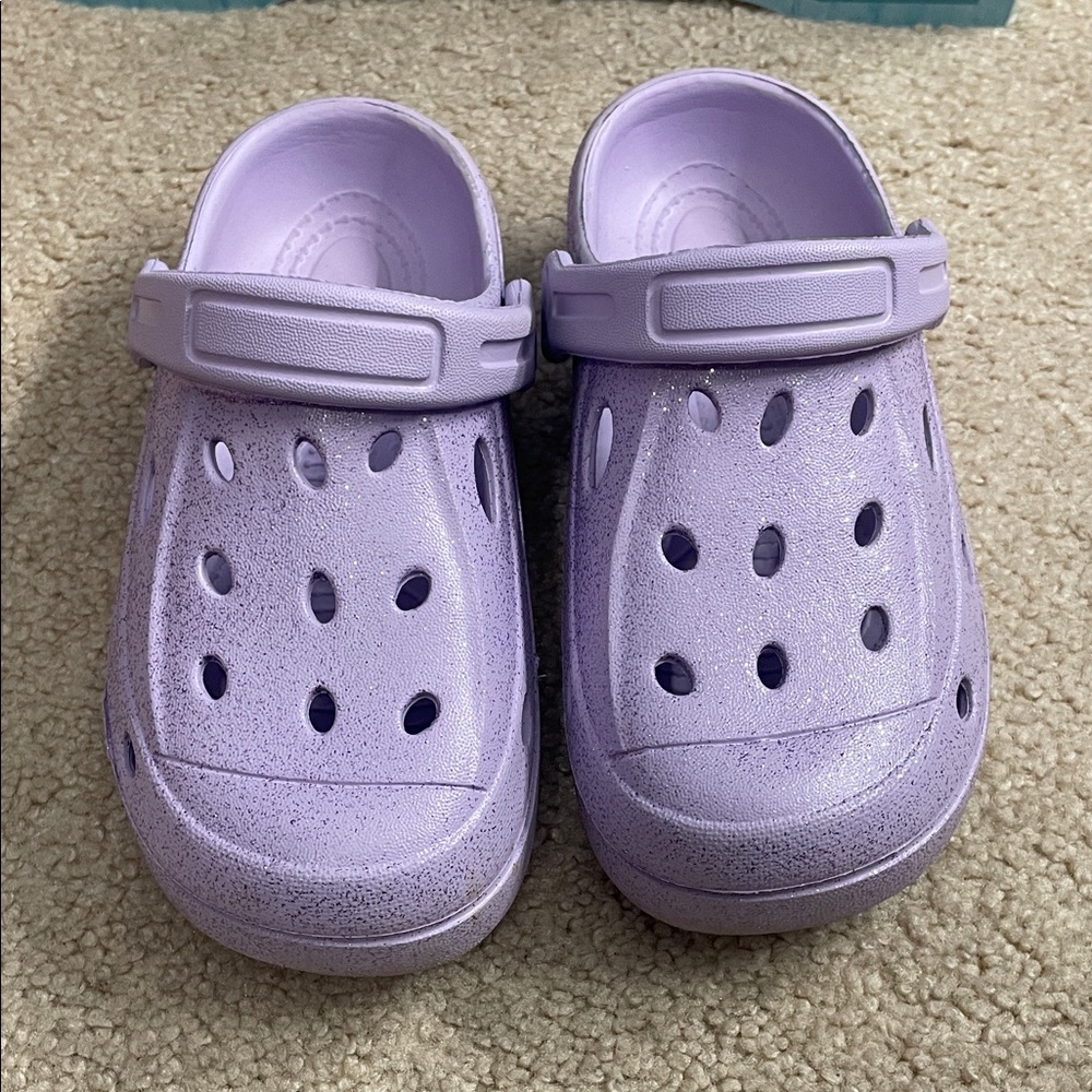 Kids Purple Clogs